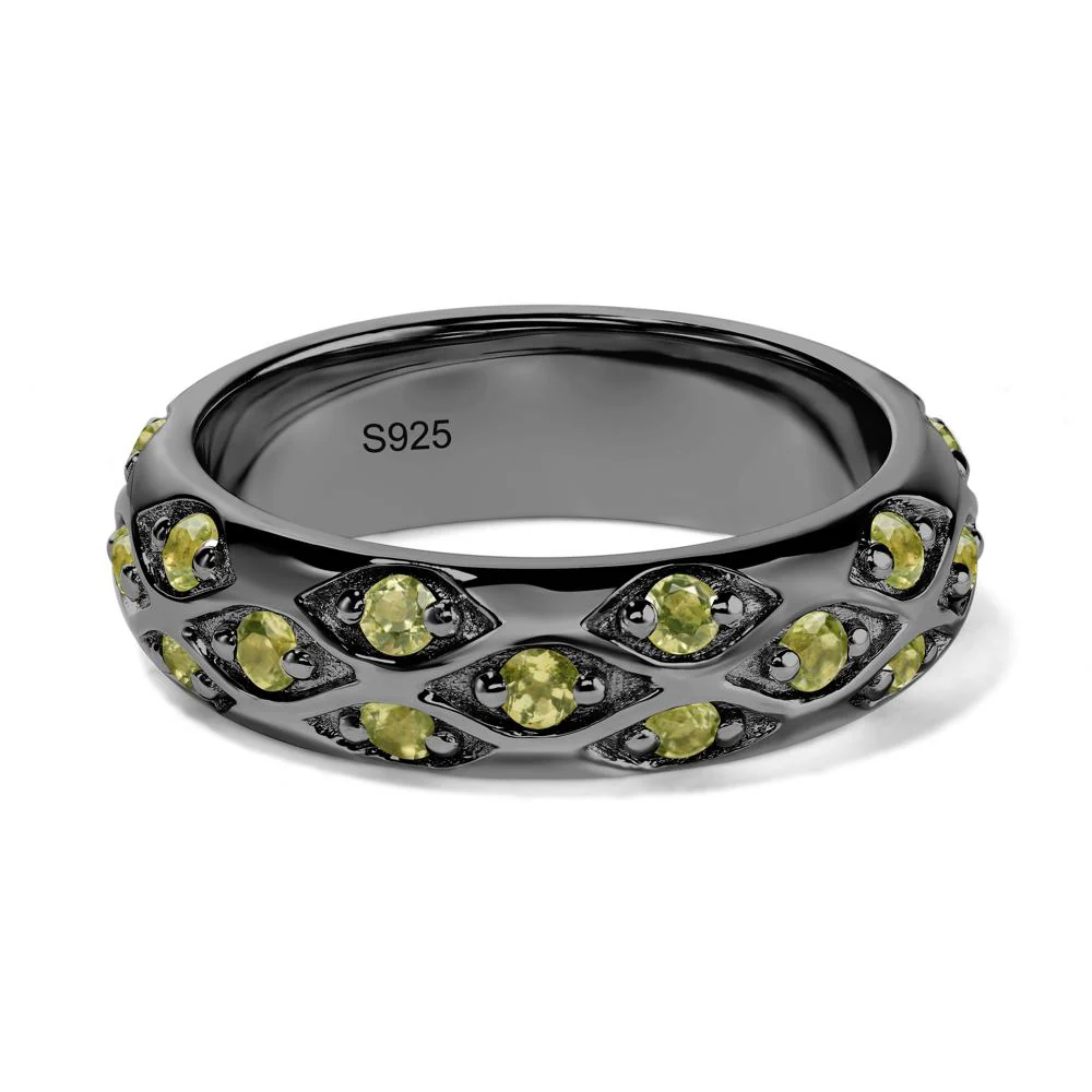Peridot Men's Wedding Ring