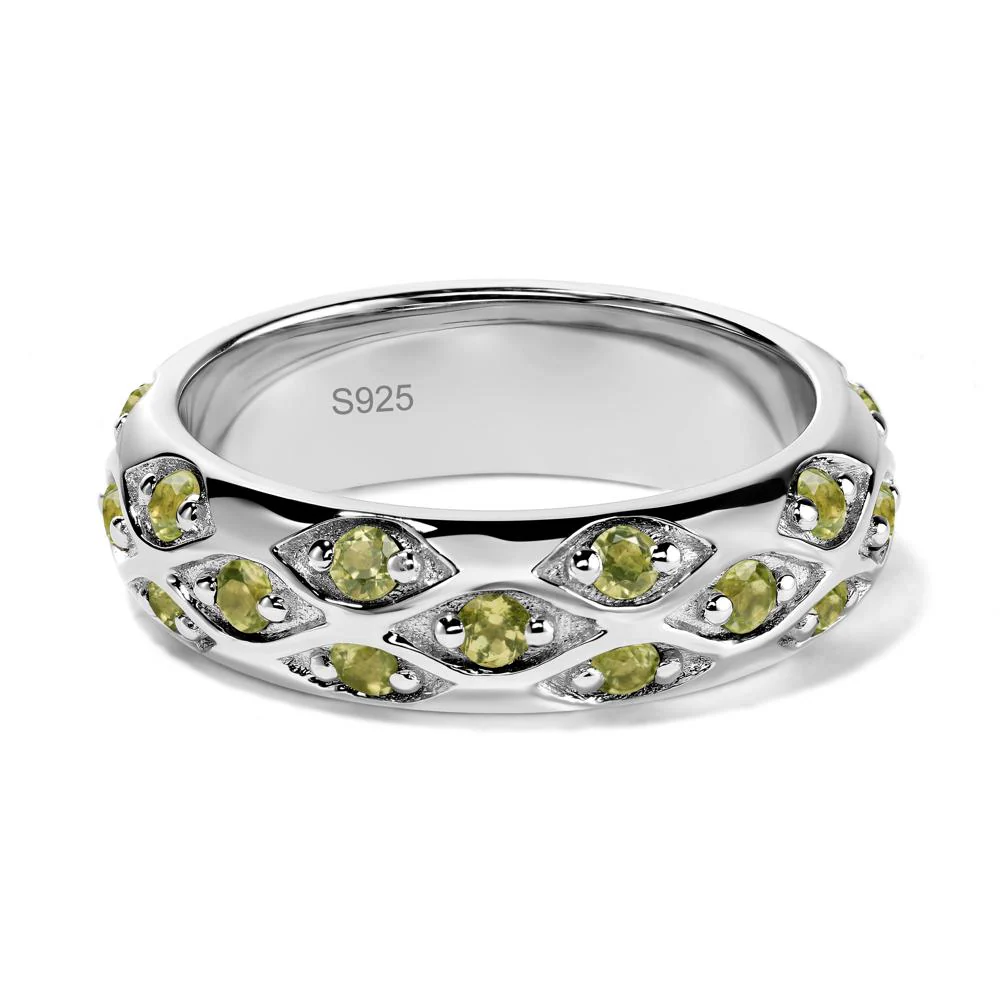 Peridot Men's Wedding Ring - Image 2