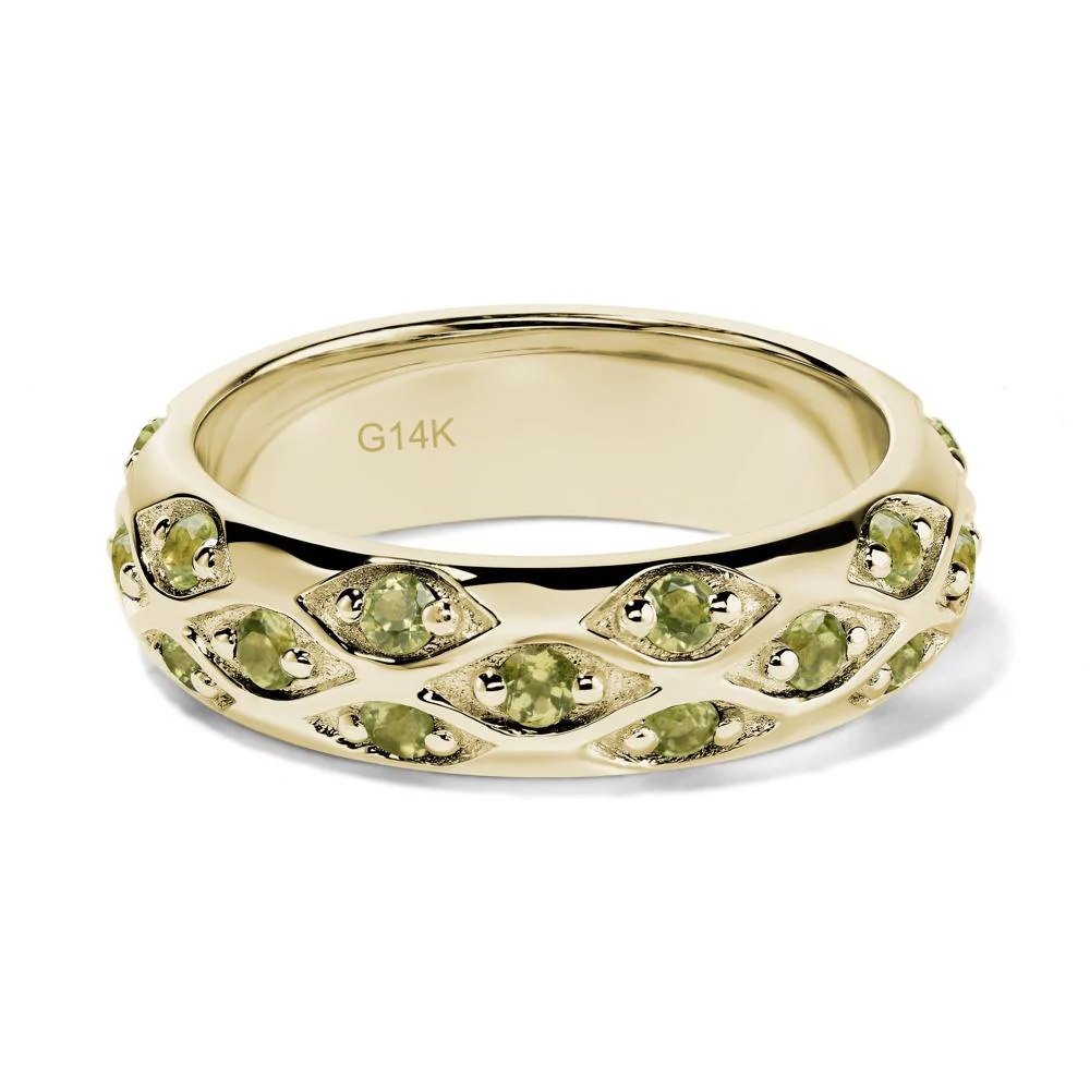 Peridot Men's Wedding Ring - Image 4
