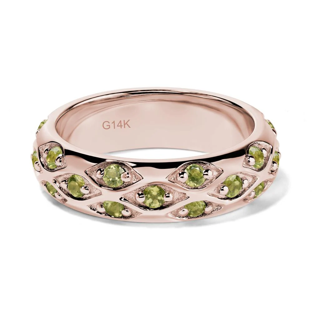 Peridot Men's Wedding Ring - Image 5