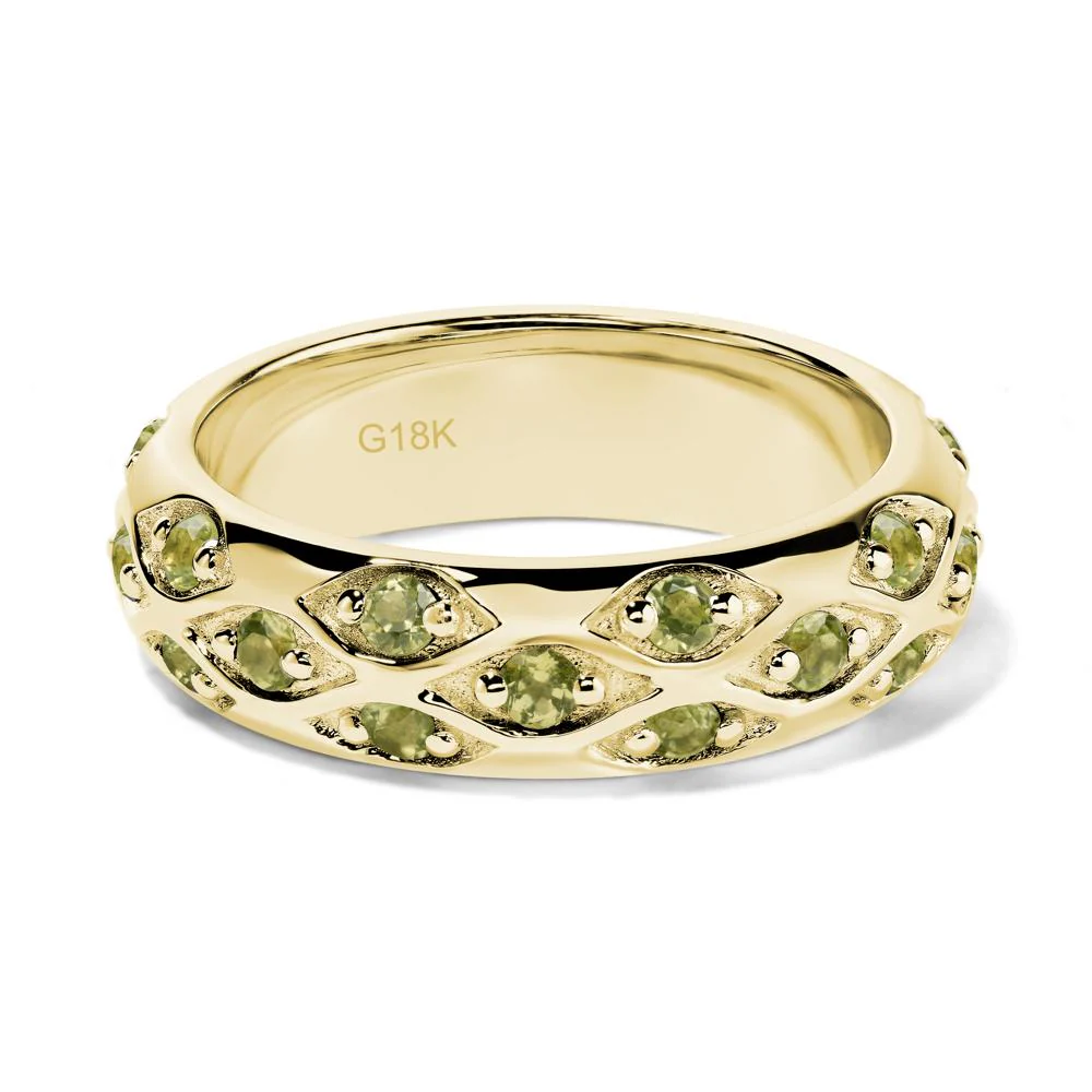 Peridot Men's Wedding Ring - Image 8