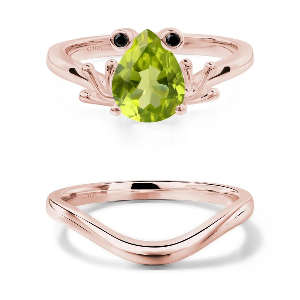 Peridot Frog Promise Ring - Image 17