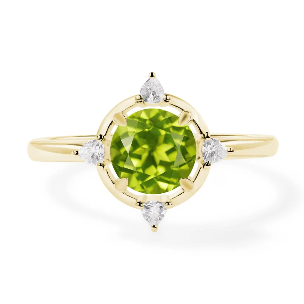 Peridot North Star Engagement Ring - Image 8