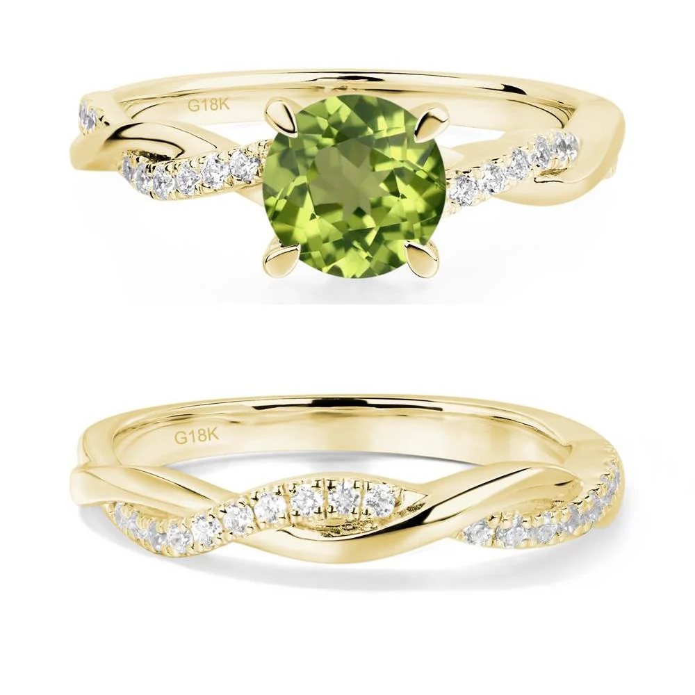 Peridot Twisted Engagement Ring - Image 21