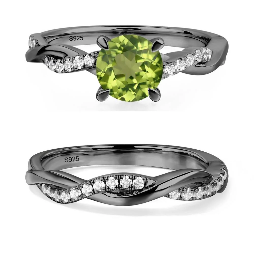 Peridot Twisted Engagement Ring - Image 23