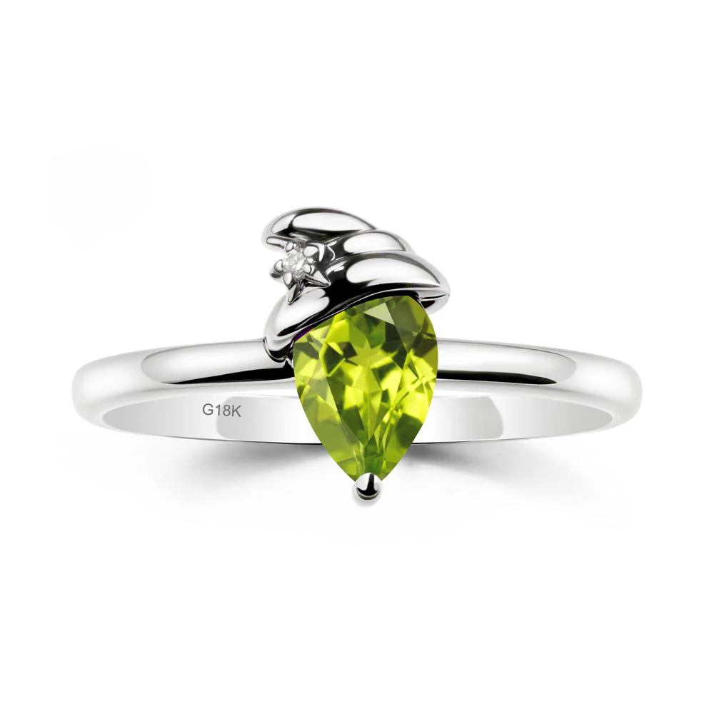 Peridot Ring with Hat Design - Image 6