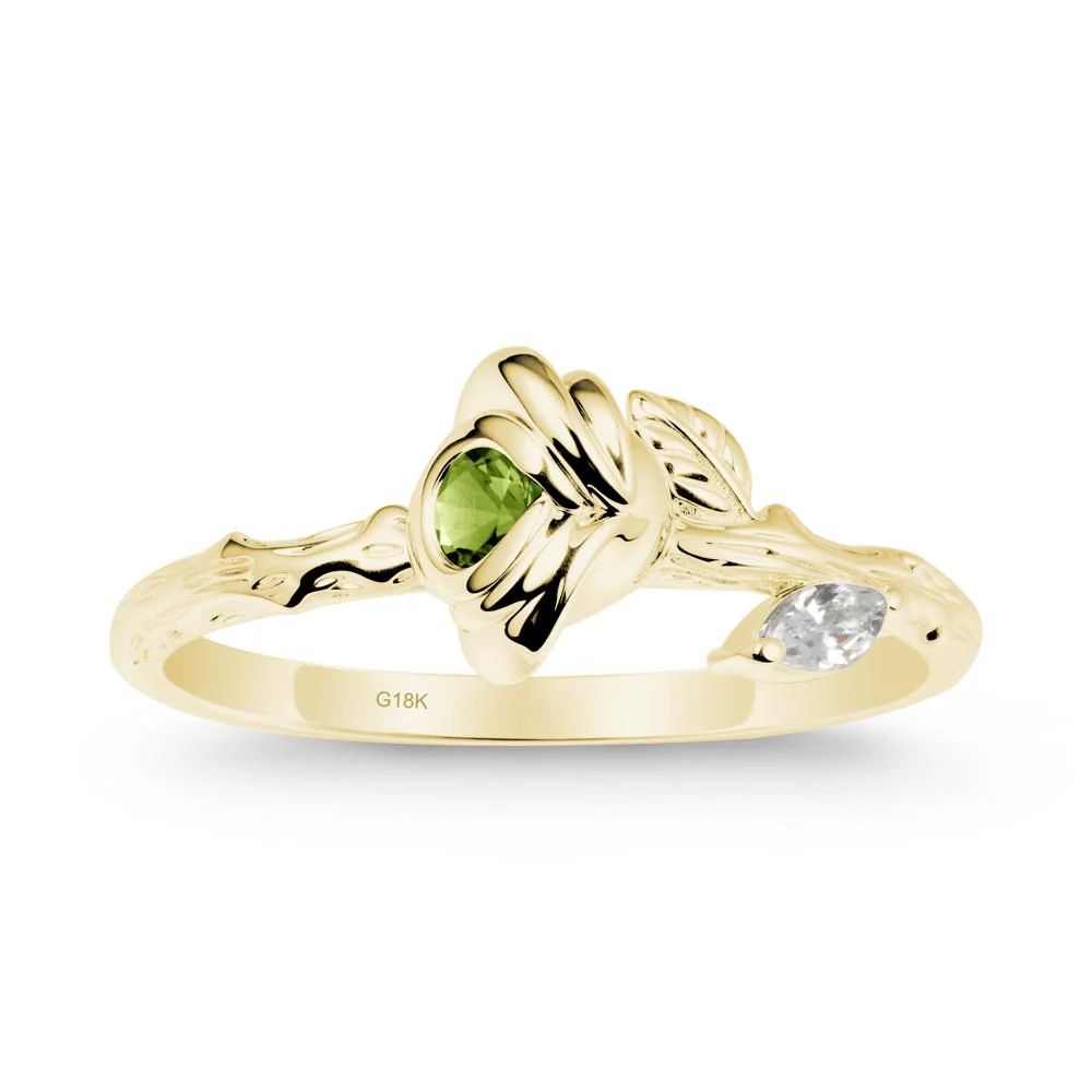 Peridot Self-Love Rose Ring - Image 7