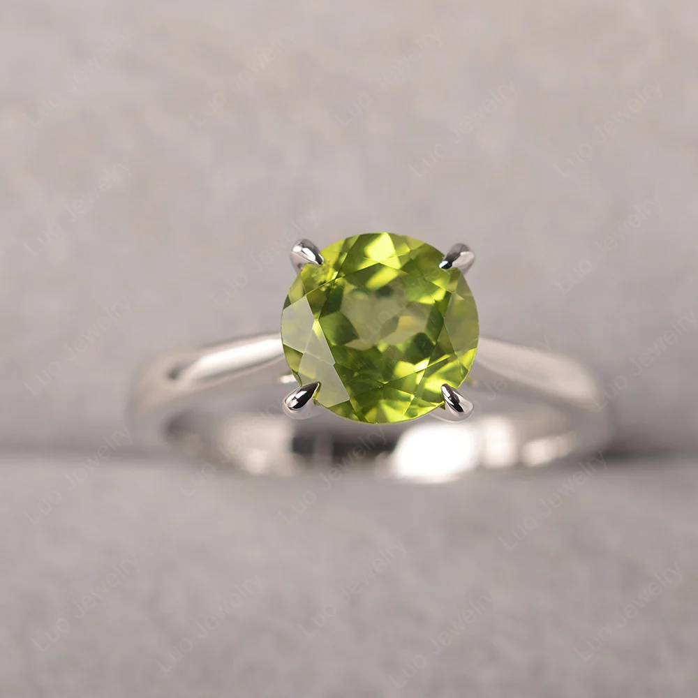 Peridot Cathedral Ring