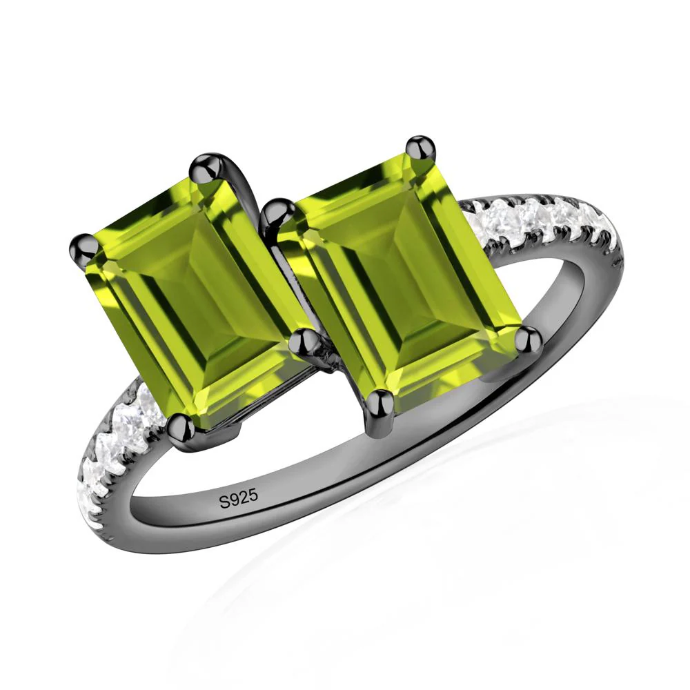 Peridot Toi Et Moi Ring - Image 2
