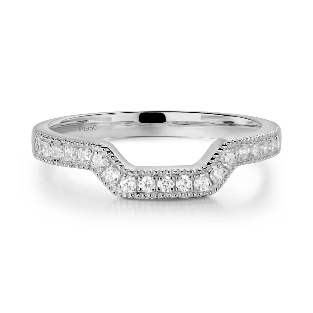 Double Prong Emerald Cut Rose Quartz Ring - Image 26