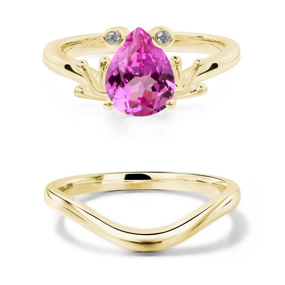 Pink Sapphire Frog Ring - Image 21