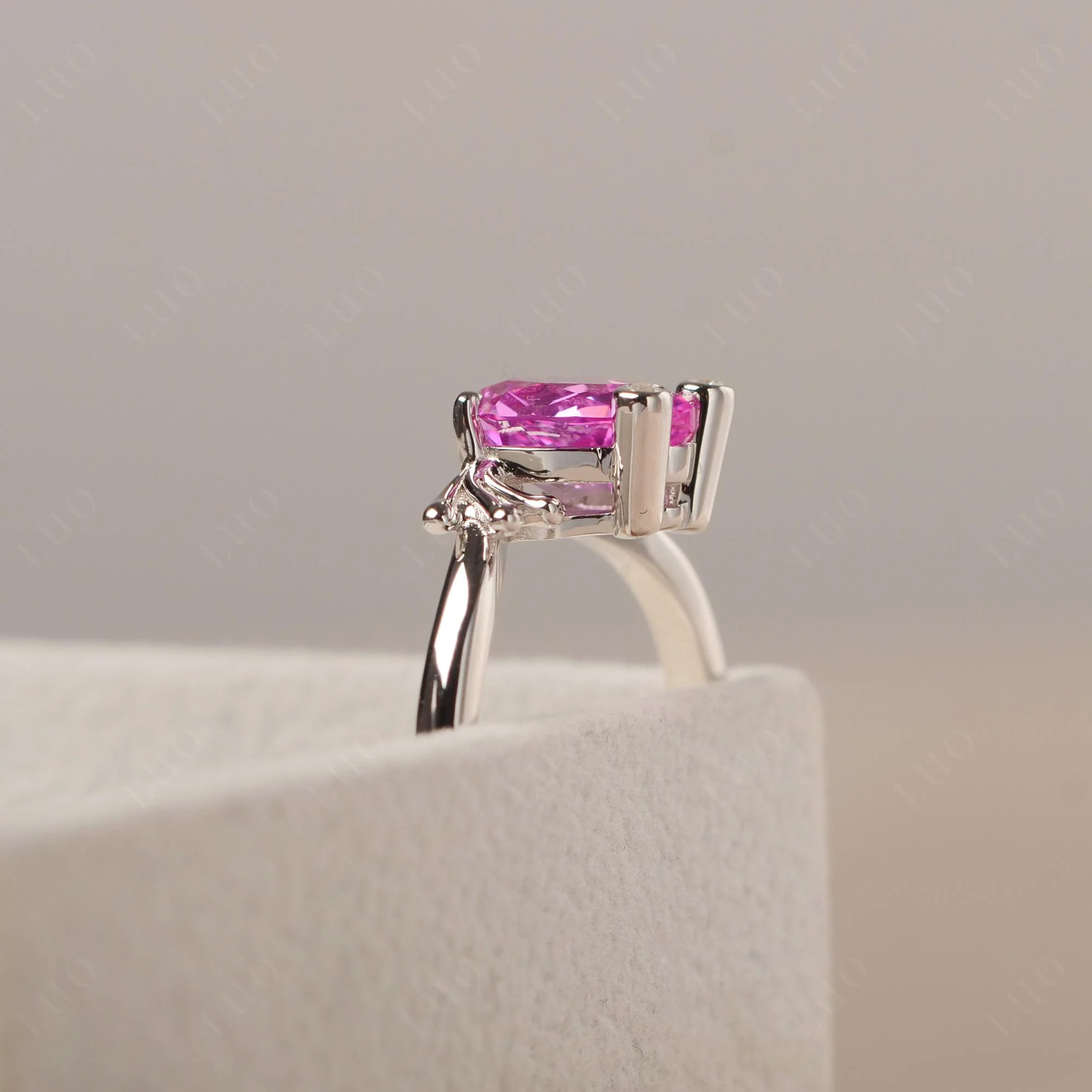 Pink Sapphire Frog Ring - Image 32