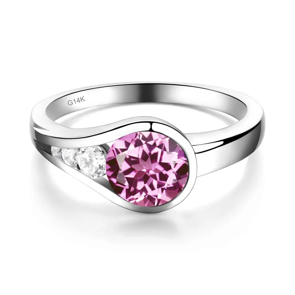 Pink Sapphire Rupert's Drop Ring - Image 5
