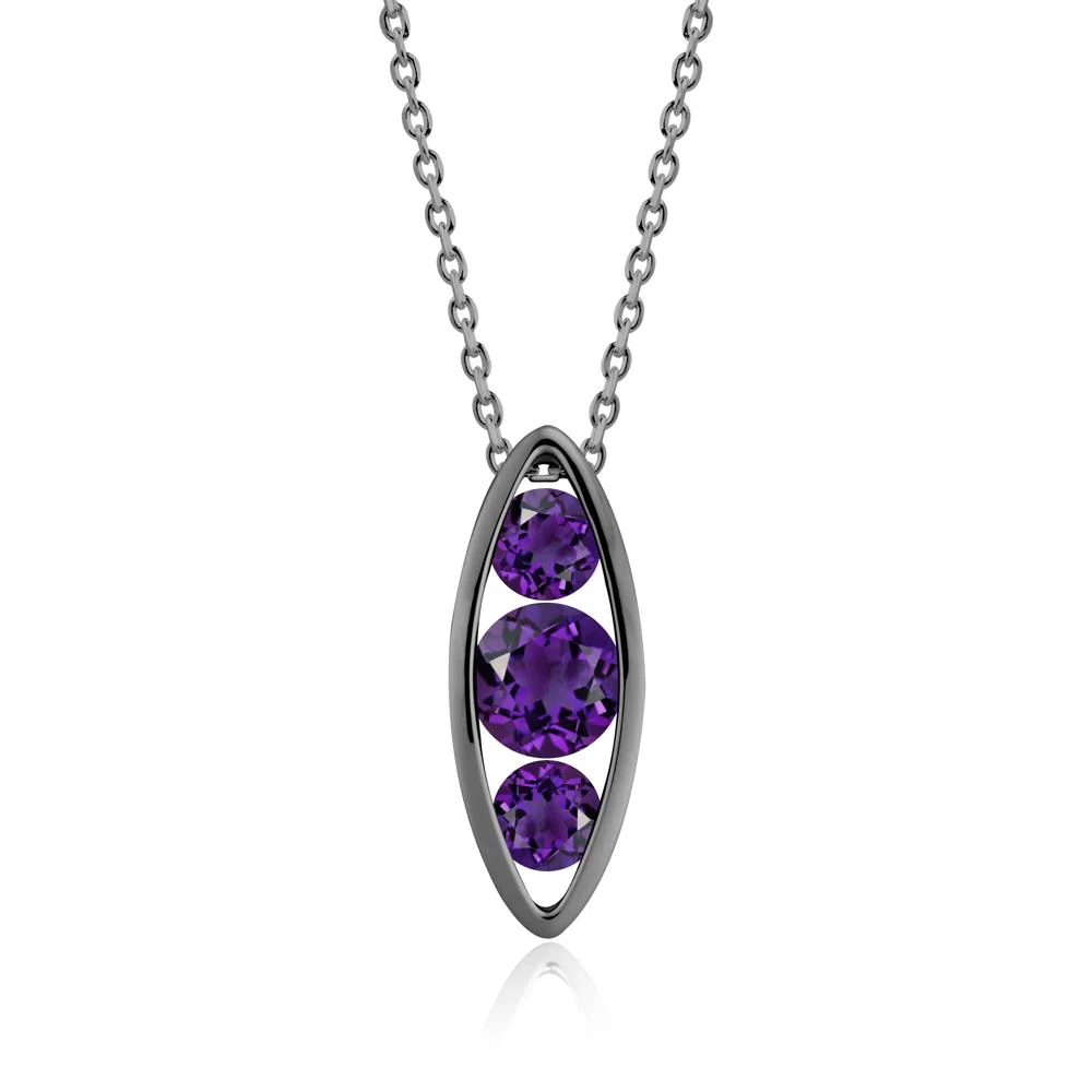 Pod Inpsired Amethyst Necklace - Image 7