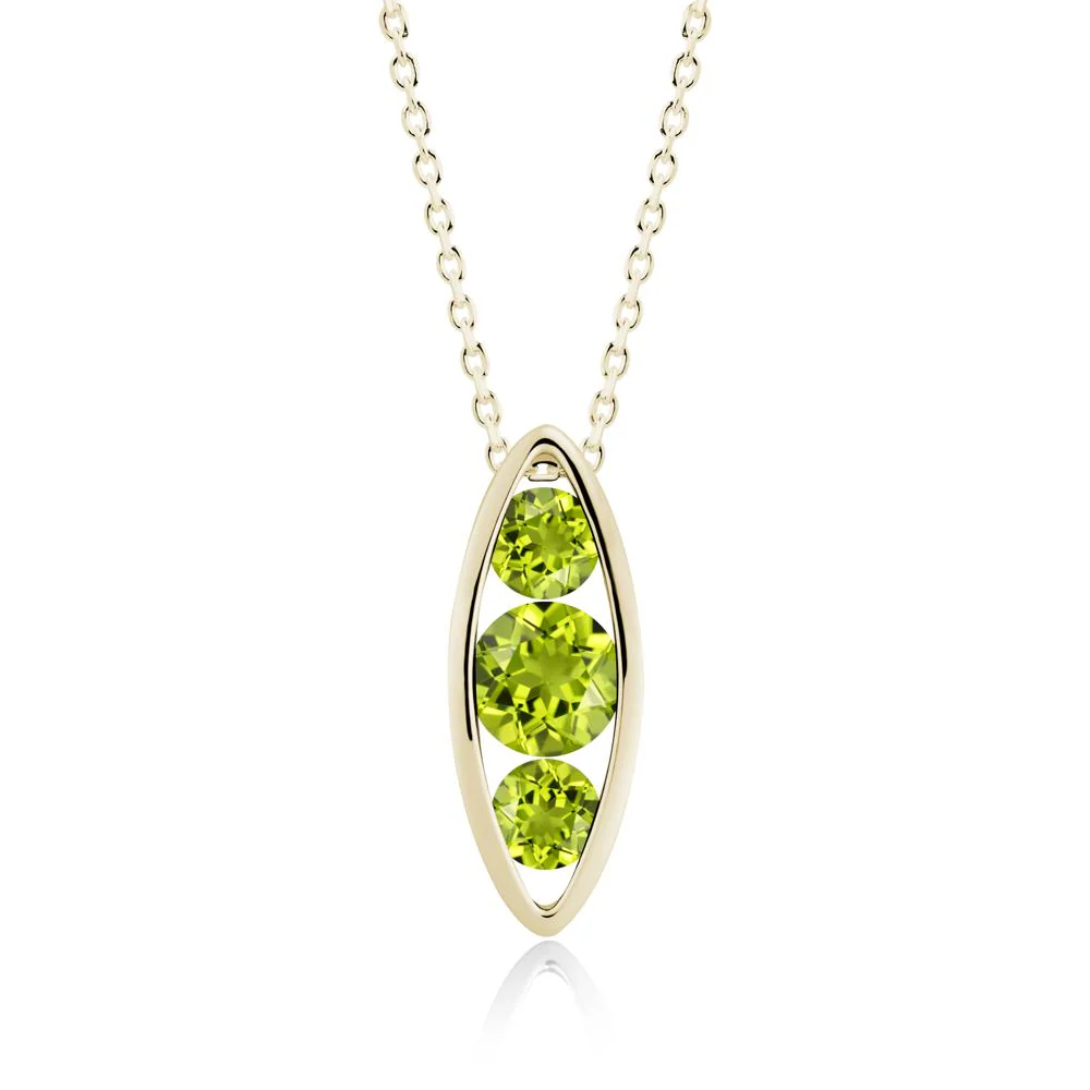 Pod Inpsired Peridot Necklace - Image 6