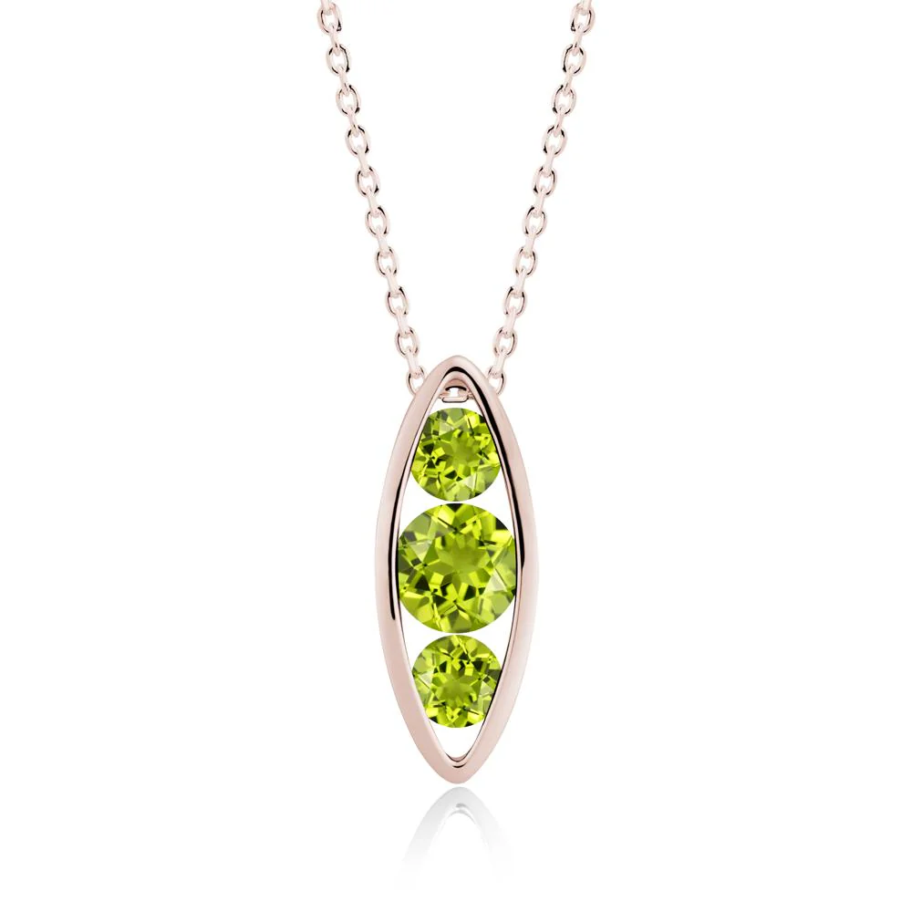 Pod Inpsired Peridot Necklace - Image 7