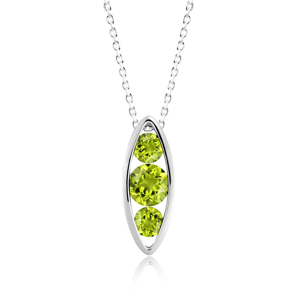 Pod Inpsired Peridot Necklace - Image 8