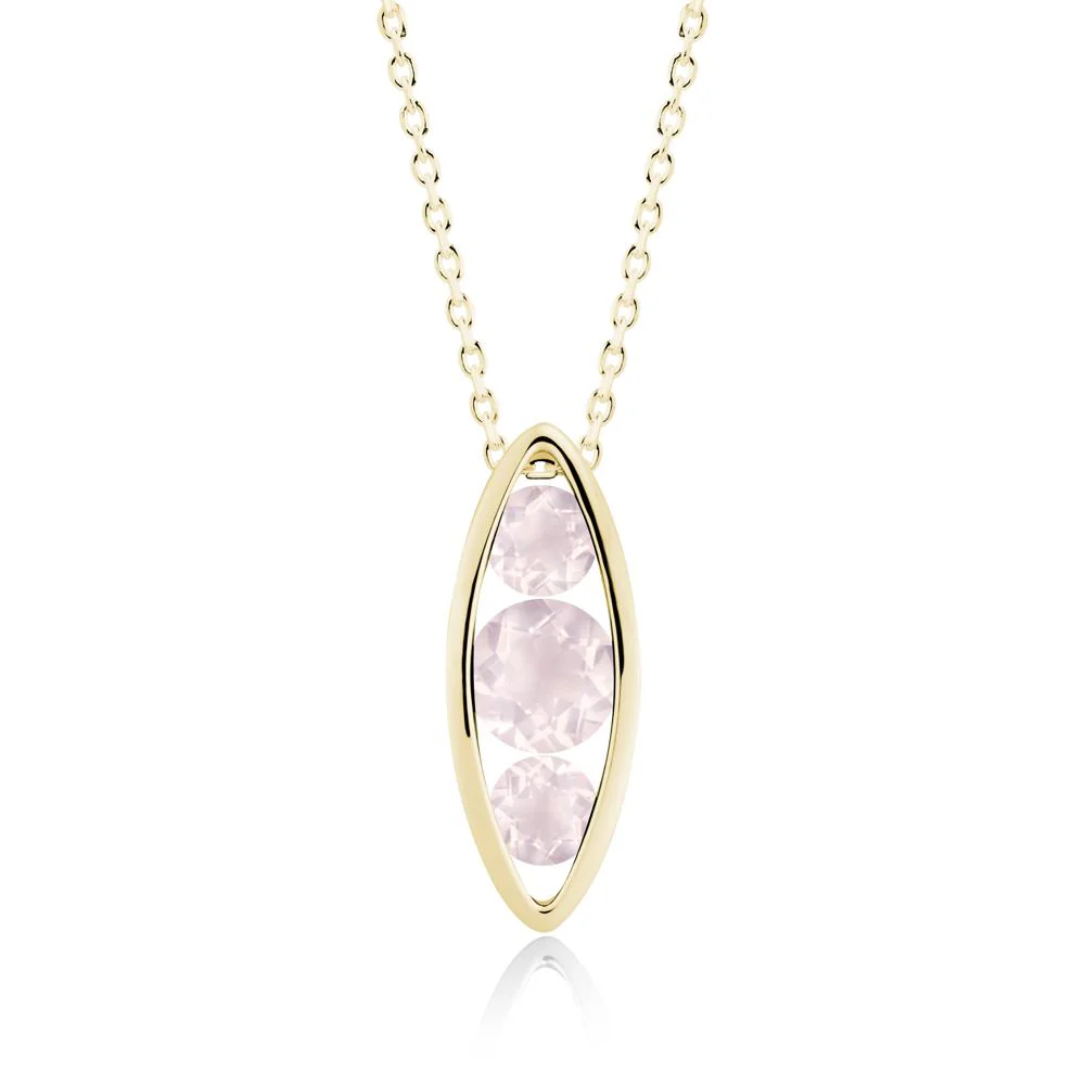 Pod Inpsired Rose Quartz Necklace - Image 7