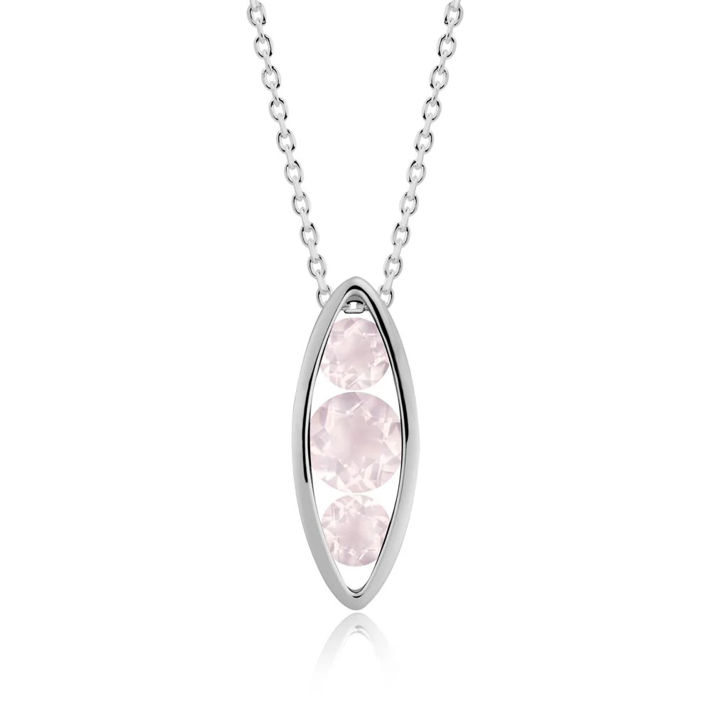 Pod Inpsired Rose Quartz Necklace - Image 9