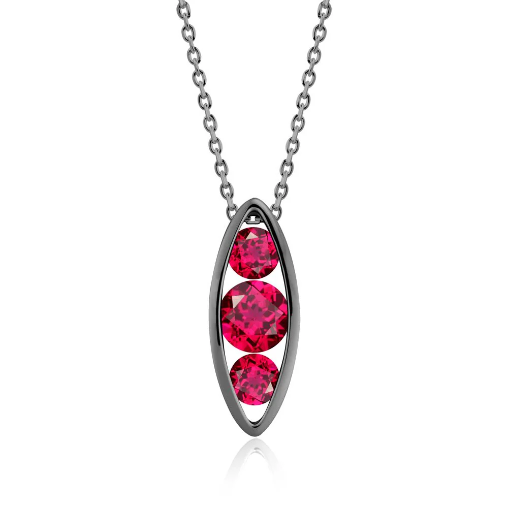 Pod Inpsired Ruby Necklace - Image 5