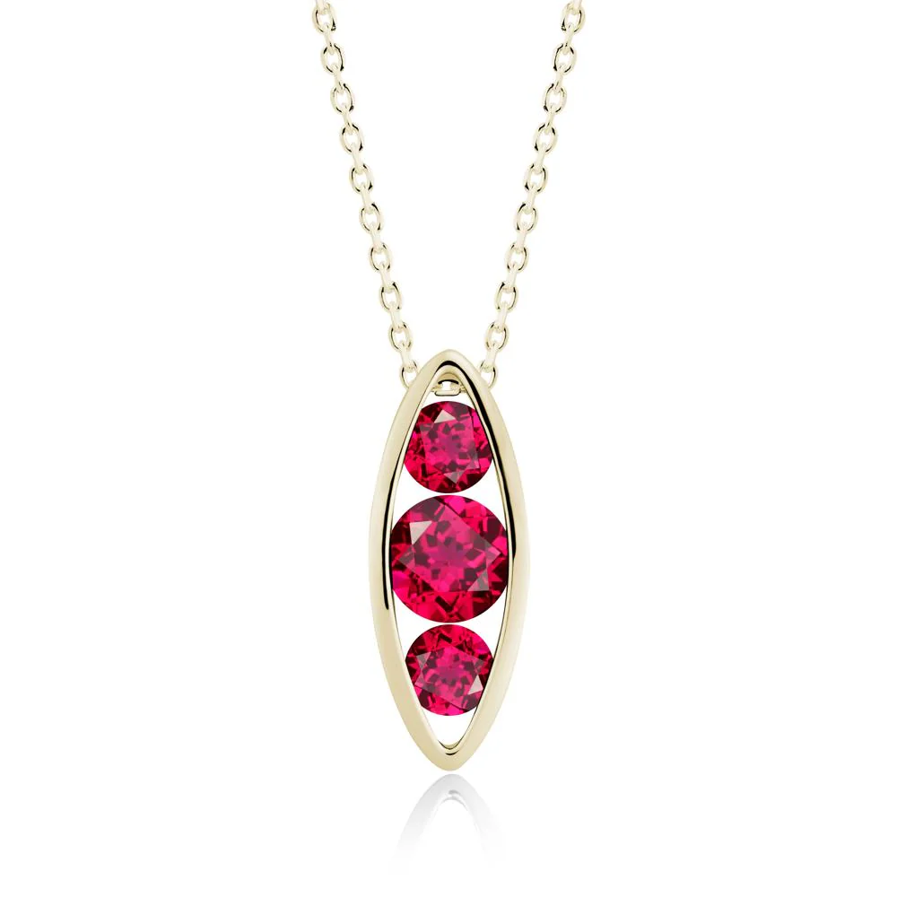 Pod Inpsired Ruby Necklace - Image 6