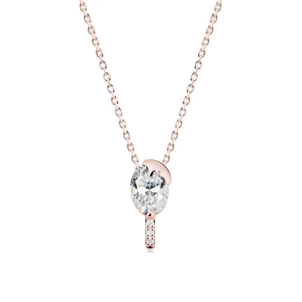 Popsicle Inspired Oval Cubic Zirconia Pendant - Image 5