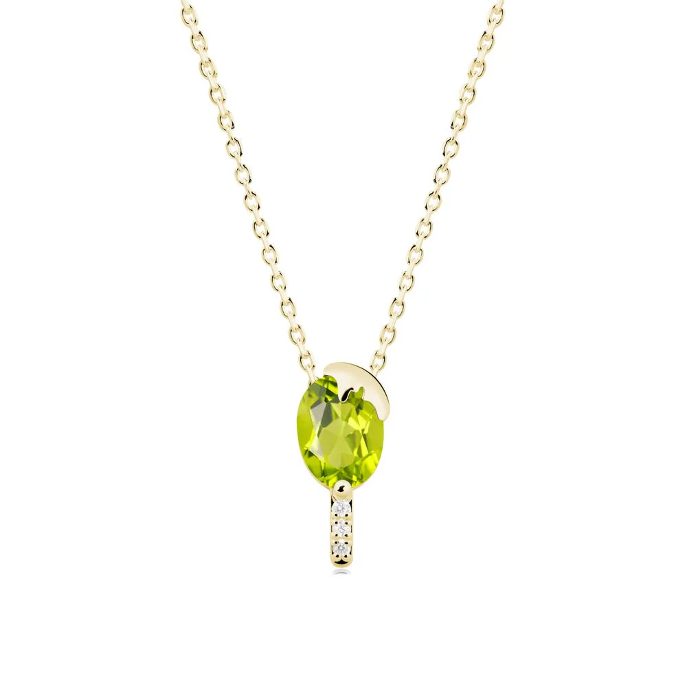 Popsicle Inspired Oval Peridot Pendant - Image 7