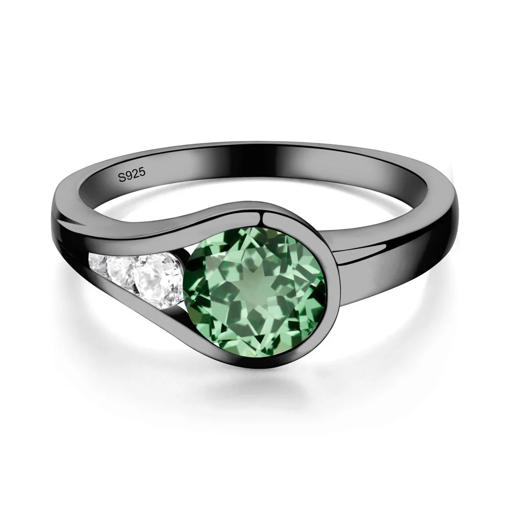 Prince Rupert's Drop Green Sapphire Ring - Image 3