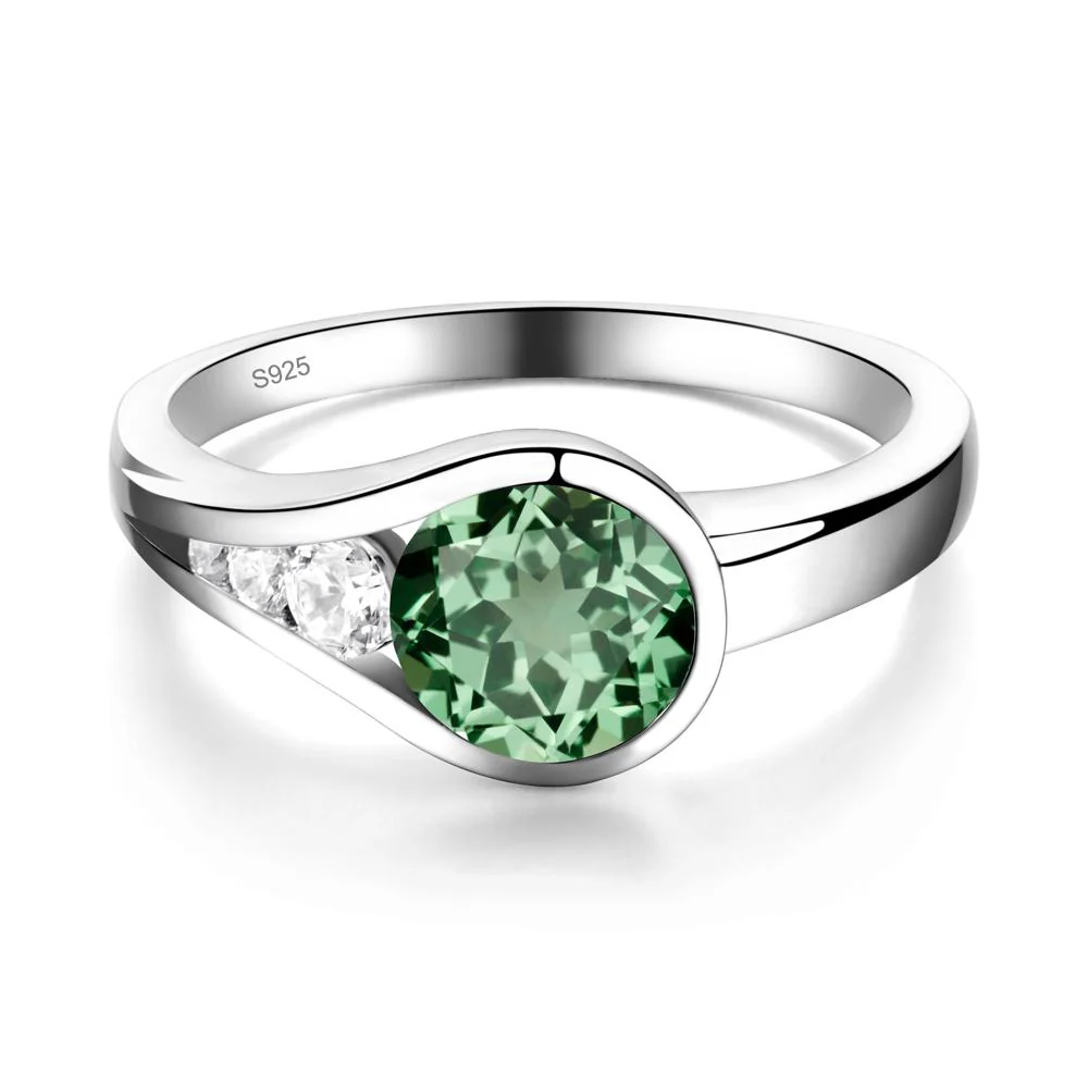 Prince Rupert's Drop Green Sapphire Ring - Image 4