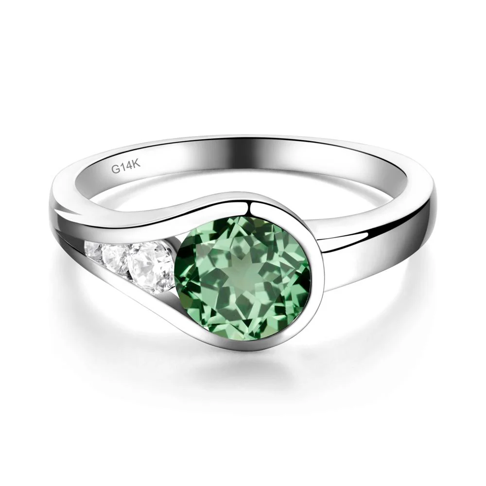 Prince Rupert's Drop Green Sapphire Ring - Image 5