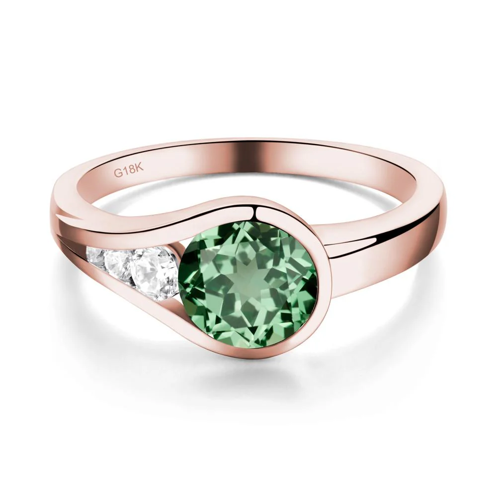 Prince Rupert's Drop Green Sapphire Ring - Image 9