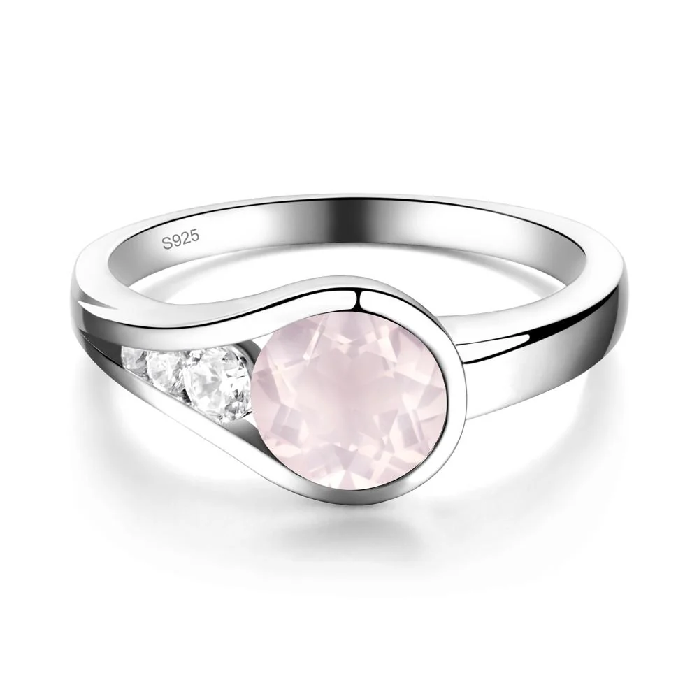 Prince Rupert's Drop Rose Quartz Ring - Image 6