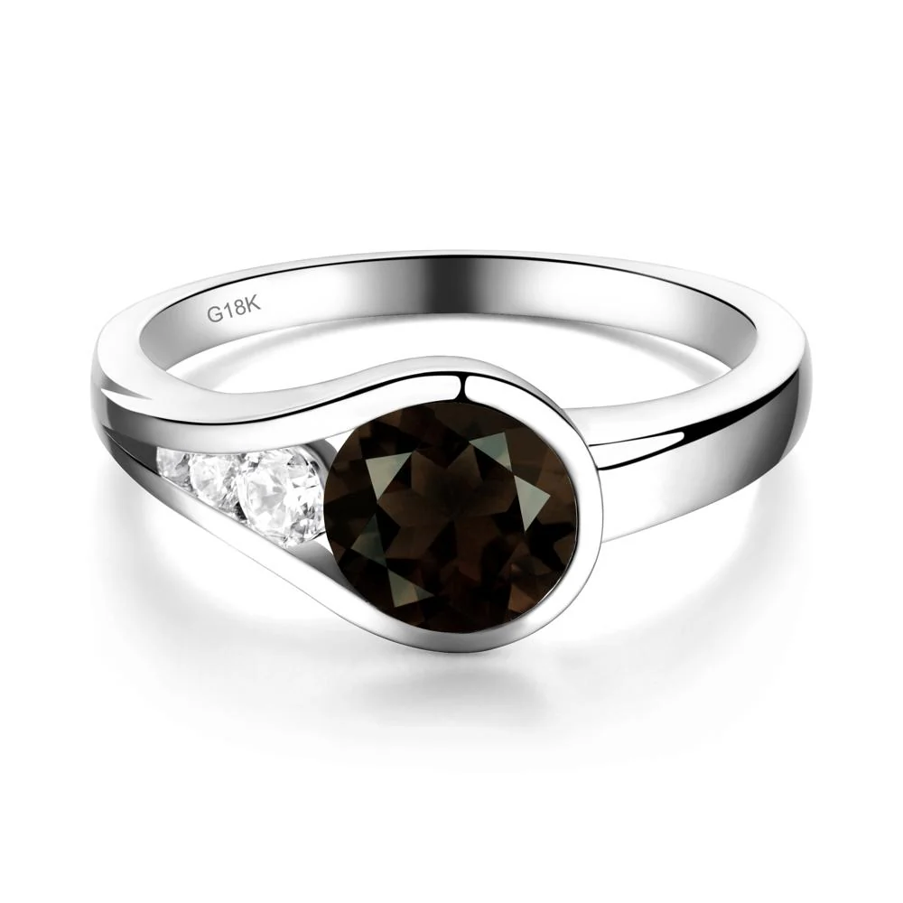 Prince Rupert's Drop Smoky Quartz Ring - Image 6