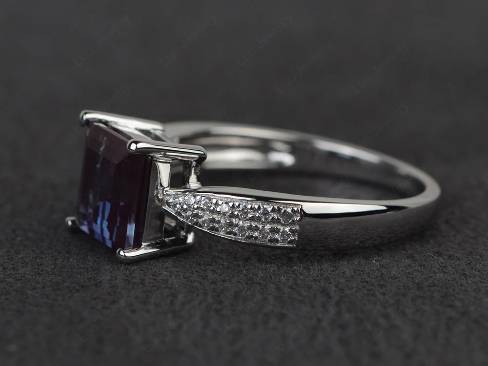 Square Alexandrite Ring - Image 2