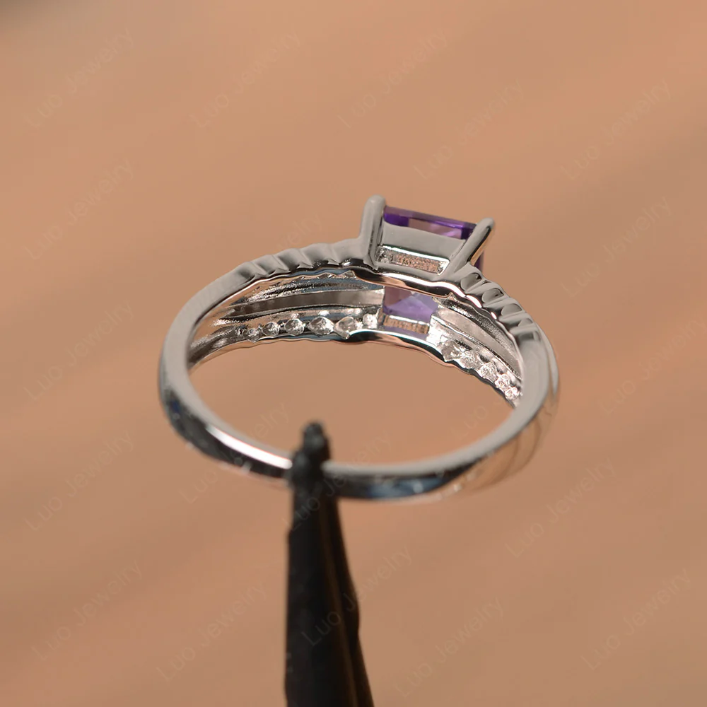 Amethyst Scalloped Ring - Image 3
