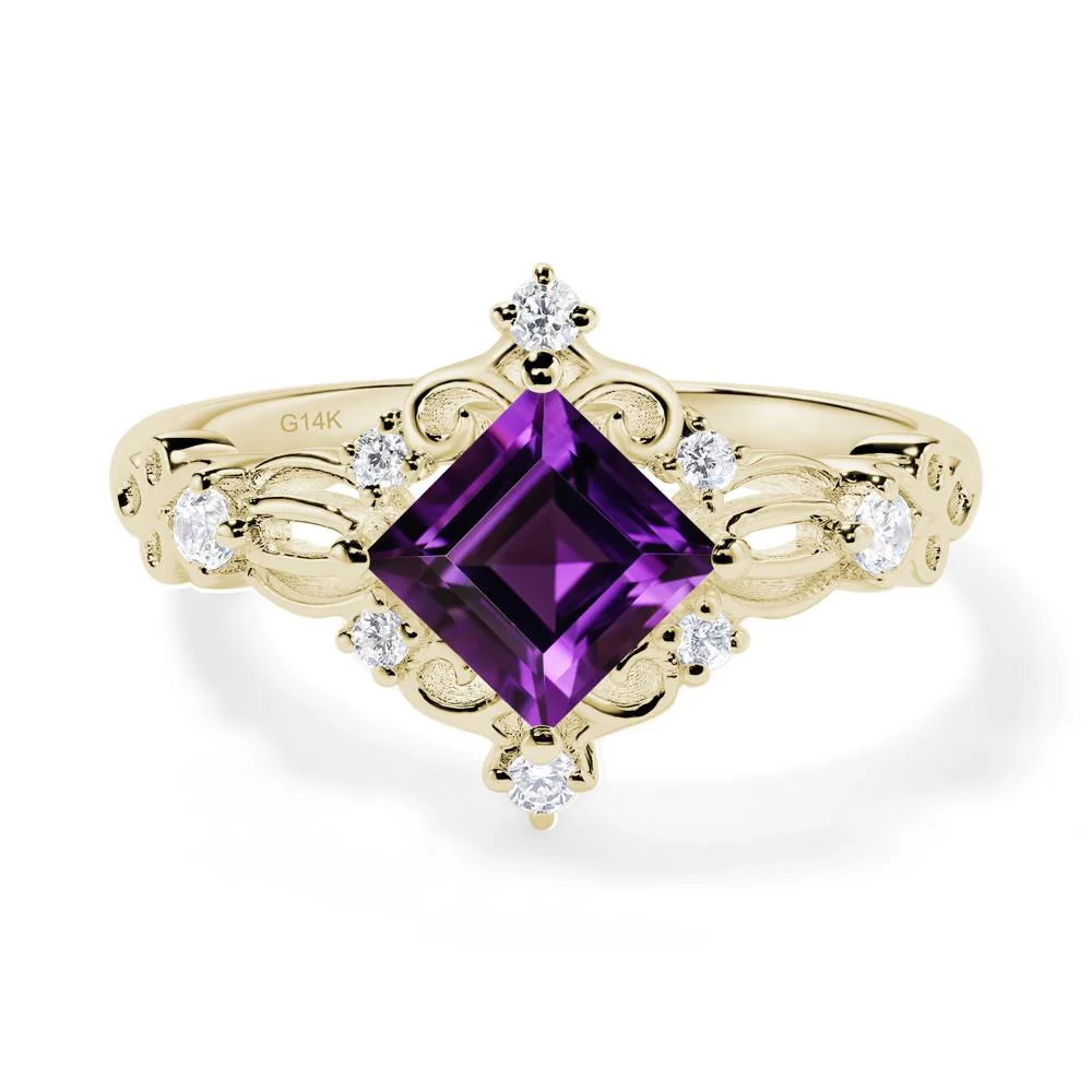 Amethyst Art Deco Ring - Image 9