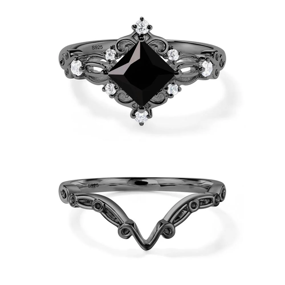 Starry Night Black Spinel Ring - Image 17