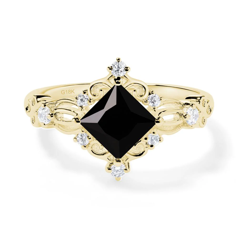 Starry Night Black Spinel Ring - Image 6