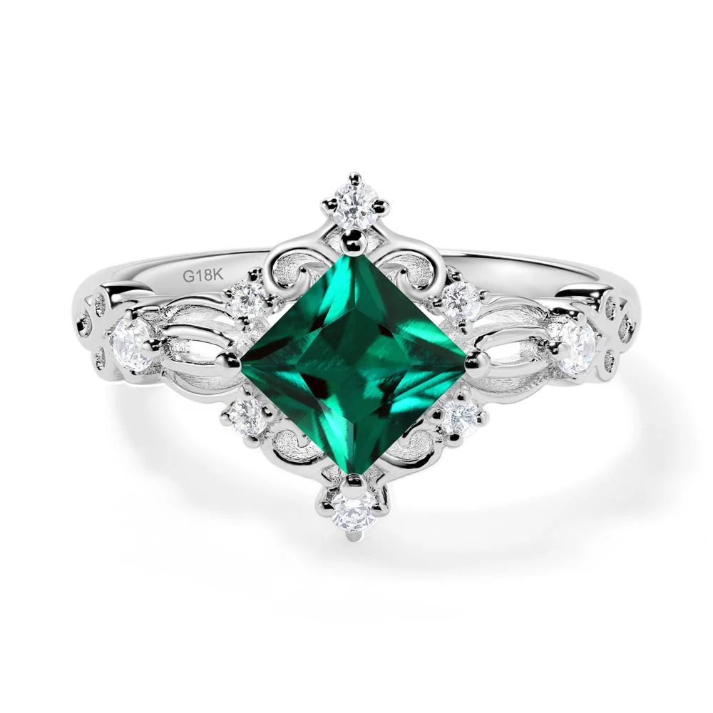 Emerald Art Deco Ring - Image 3