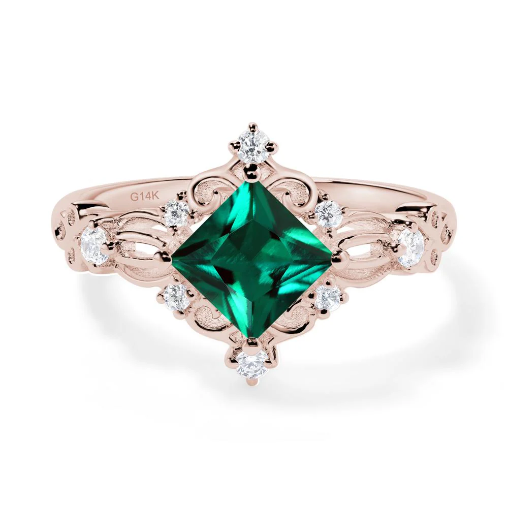 Emerald Art Deco Ring - Image 5