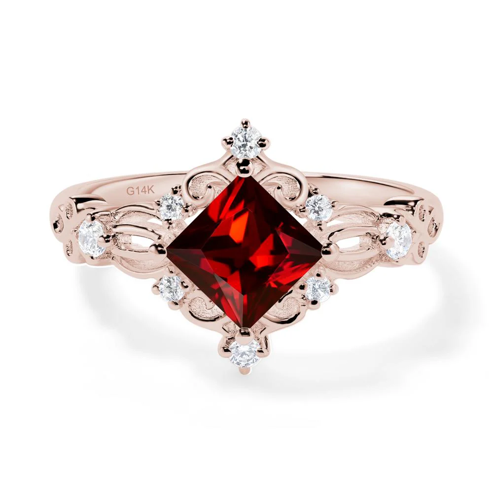 Garnet Sparkle Ring - Image 9