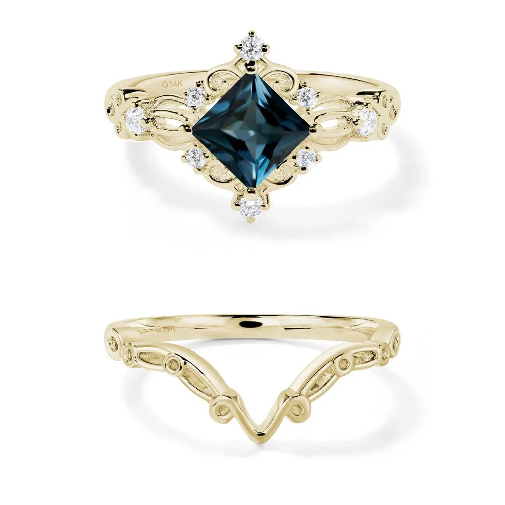London Blue Topaz Sparkle Ring - Image 11