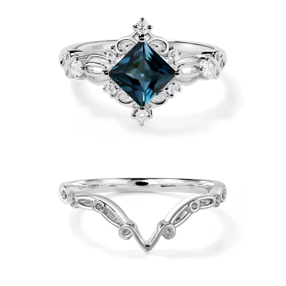 London Blue Topaz Sparkle Ring - Image 17