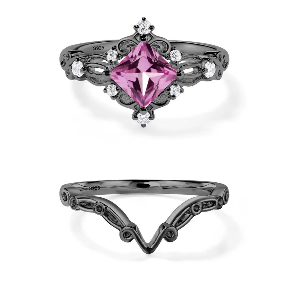 Pink Sapphire Sparkle Ring - Image 11