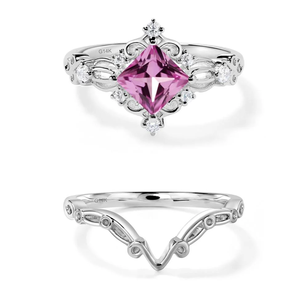 Pink Sapphire Sparkle Ring - Image 15
