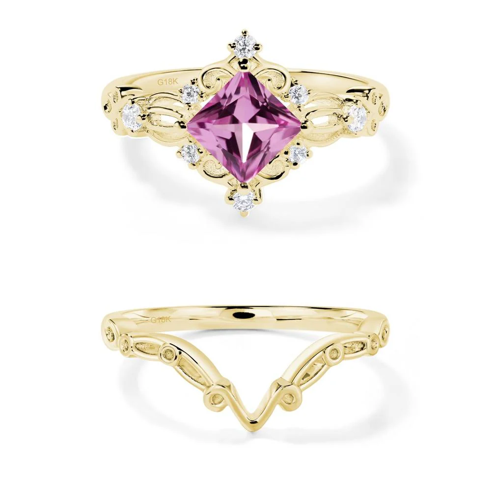 Pink Sapphire Sparkle Ring - Image 17
