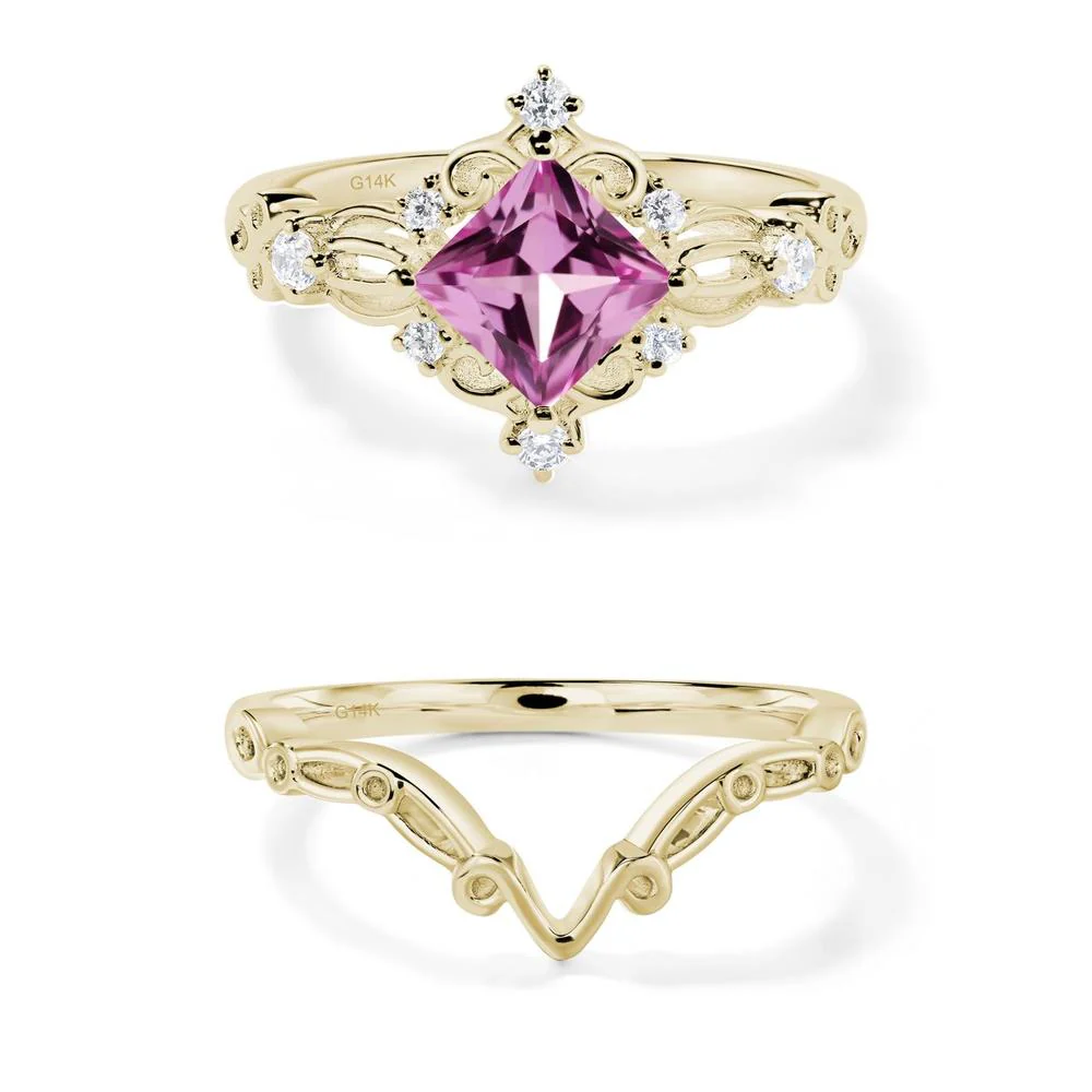 Pink Sapphire Sparkle Ring - Image 21