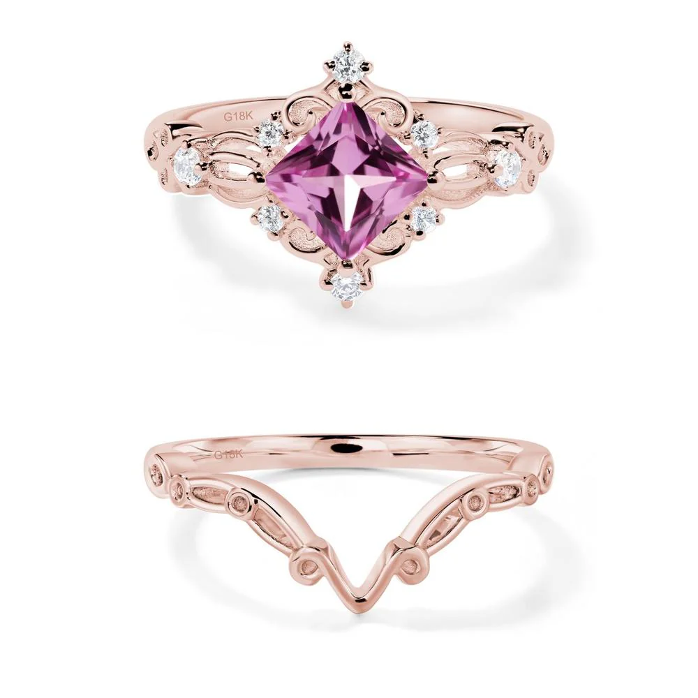 Pink Sapphire Sparkle Ring - Image 27