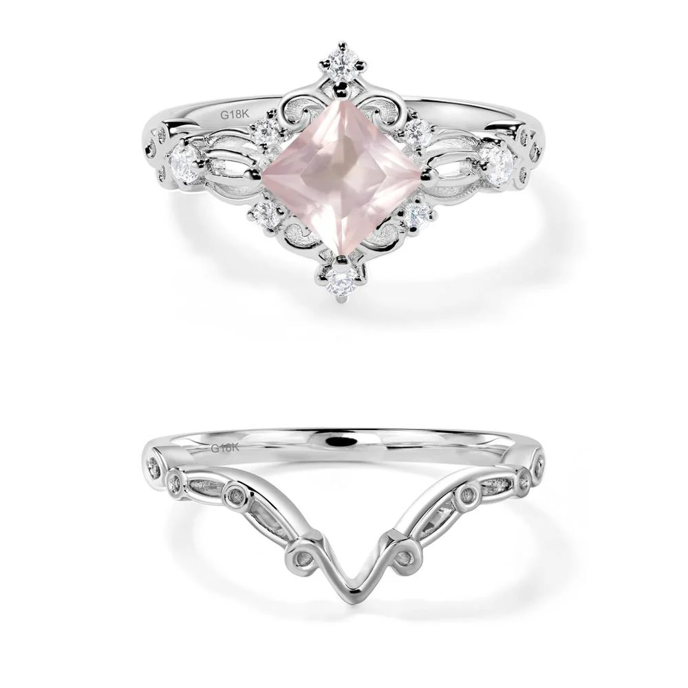 Rose Quartz Art Deco Ring - Image 15