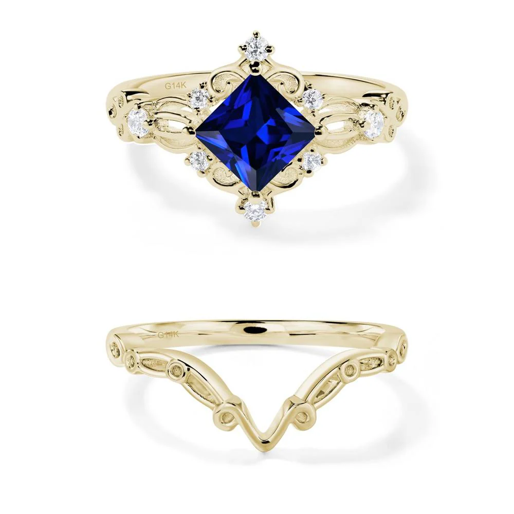 Sapphire Art Deco Ring - Image 11